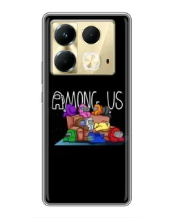 Чохол для Infinix Note 40 з картинкою «Логотип Among Us» Чохол для Infinix Note 40 з картинкою «Логотип Among Us»