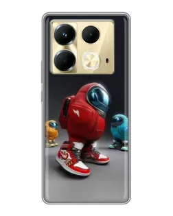 Чохол для Infinix Note 40 з картинкою «Among Us — 3D стиль» Чохол для Infinix Note 40 з картинкою «Among Us — 3D стиль»