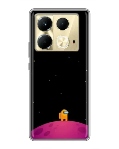 Чохол для Infinix Note 40 з картинкою «Самотній герой на планеті» Чохол для Infinix Note 40 з картинкою «Самотній герой на планеті»