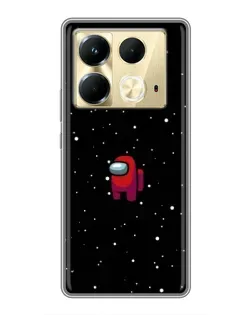 Чохол для Infinix Note 40 з картинкою «Червоний Among Us»