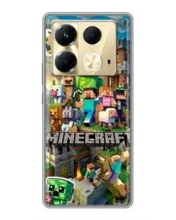 Чохол для Infinix Note 40 з картинкою «Замок Minecraft» Чохол для Infinix Note 40 з картинкою «Замок Minecraft»