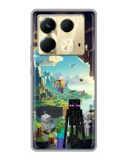 Чохол для Infinix Note 40 з картинкою «Ендермен у лісі» Чохол для Infinix Note 40 з картинкою «Ендермен у лісі»