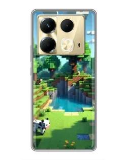 Чохол для Infinix Note 40 з картинкою «Minecraft літній день» Чохол для Infinix Note 40 з картинкою «Minecraft літній день»