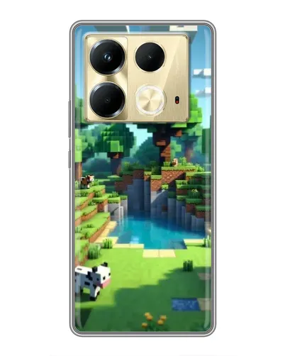 Чохол для Infinix Note 40 з картинкою «Minecraft літній день»