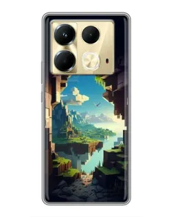 Чохол для Infinix Note 40 з картинкою «Вид з печери» Чохол для Infinix Note 40 з картинкою «Вид з печери»