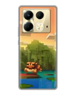 Чохол для Infinix Note 40 з картинкою «Майнкрафт захід сонця» Чохол для Infinix Note 40 з картинкою «Майнкрафт захід сонця»