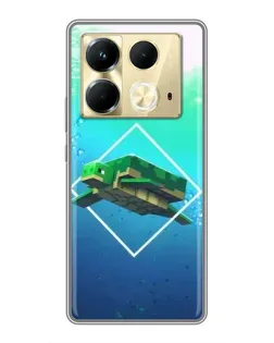 Чохол для Infinix Note 40 з картинкою «Черепаха Minecraft» Чохол для Infinix Note 40 з картинкою «Черепаха Minecraft»