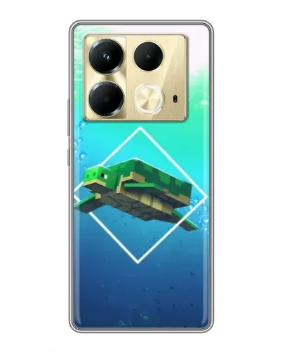 Чехол для Infinix Note 40 с картинкой «Черепаха Minecraft» Чехол для Infinix Note 40 с картинкой «Черепаха Minecraft»