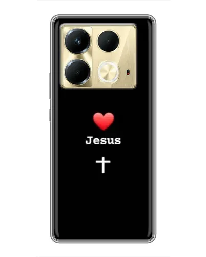 Чохол для Infinix Note 40 з картинкою «Серце - Jesus» Чохол для Infinix Note 40 з картинкою «Серце - Jesus»