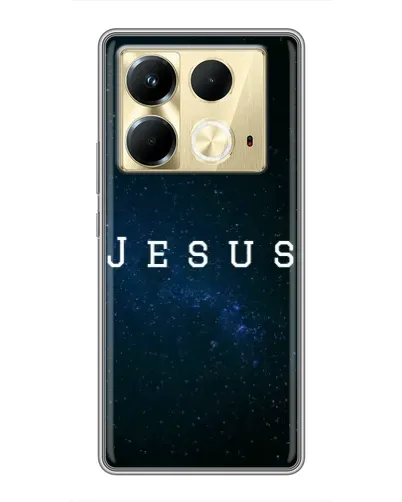 Чохол для Infinix Note 40 з картинкою «Зоряне небо Jesus» Чохол для Infinix Note 40 з картинкою «Зоряне небо Jesus»