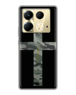 Чохол для Infinix Note 40 з картинкою «Мілітарі Хрест»