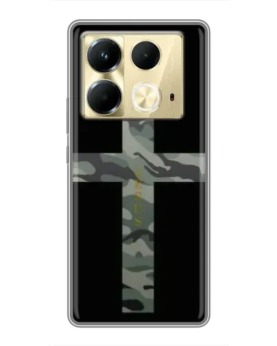 Чохол для Infinix Note 40 з картинкою «Мілітарі Хрест» Чохол для Infinix Note 40 з картинкою «Мілітарі Хрест»