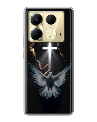 Чохол для Infinix Note 40 з картинкою «Голуб та Світло» Чохол для Infinix Note 40 з картинкою «Голуб та Світло»