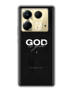 Чохол для Infinix Note 40 з картинкою «GOD — Бог над усім»