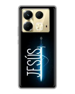 Чохол для Infinix Note 40 з картинкою «Меч Духа Jesus»