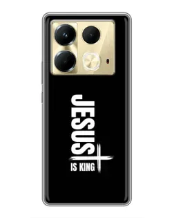 Чохол для Infinix Note 40 з картинкою «Вертикаль віри Jesus»
