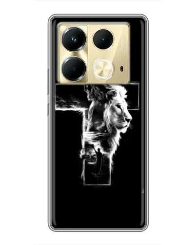 Чехол для Infinix Note 40 с картинкой «Сияющий крест Jesus» Чехол для Infinix Note 40 с картинкой «Сияющий крест Jesus»