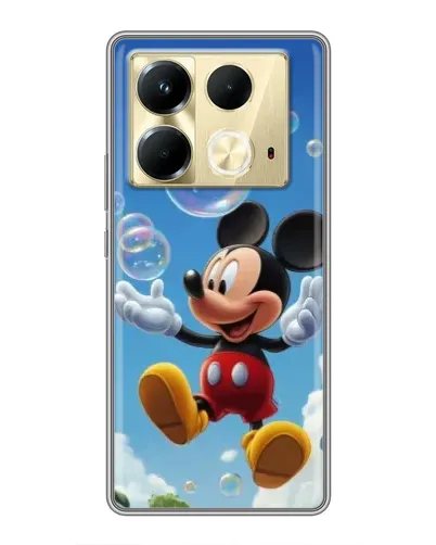 Чехол для Infinix Note 40 с картинкой «Mickey и мыльные пузыри» Чехол для Infinix Note 40 с картинкой «Mickey и мыльные пузыри»