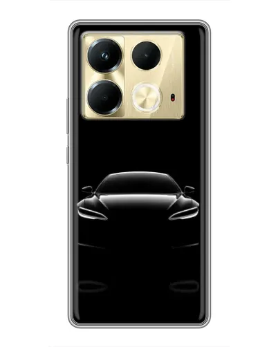 Чохол для Infinix Note 40 з картинкою «Силует Tesla Night» Чохол для Infinix Note 40 з картинкою «Силует Tesla Night»