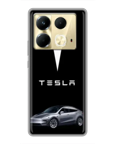 Чохол для Infinix Note 40 з картинкою «Tesla Model Y» Чохол для Infinix Note 40 з картинкою «Tesla Model Y»