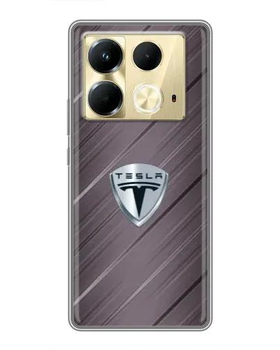 Чохол для Infinix Note 40 з картинкою «Металева текстура Tesla» Чохол для Infinix Note 40 з картинкою «Металева текстура Tesla»