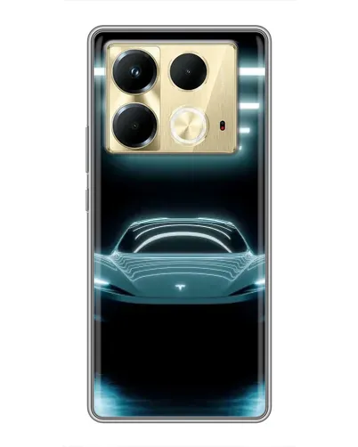 Чохол для Infinix Note 40 з картинкою «Tesla в неоні» Чохол для Infinix Note 40 з картинкою «Tesla в неоні»