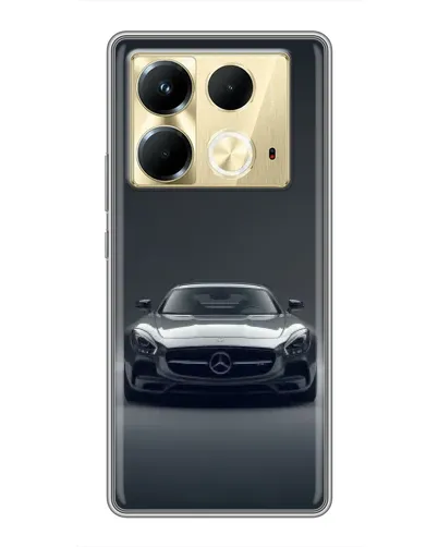 Чохол для Infinix Note 40 з картинкою «Mercedes на чорному»