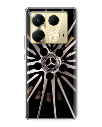 Чохол для Infinix Note 40 з картинкою «Диск Mercedes»