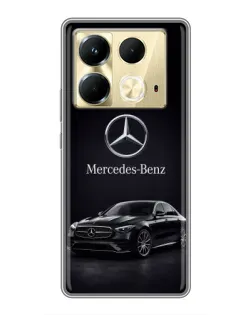 Чохол для Infinix Note 40 з картинкою «Mercedes — решітка радіатора»