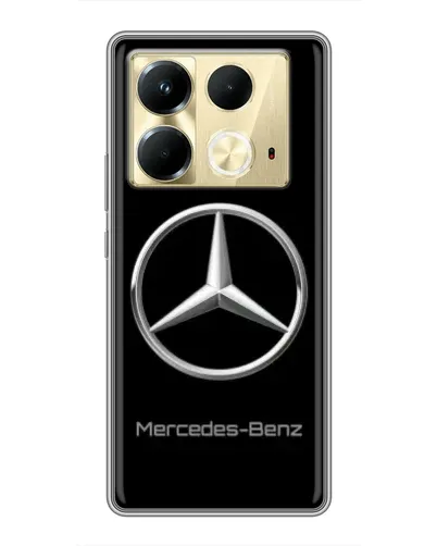 Чохол для Infinix Note 40 з картинкою «Mercedes Silver Logo»