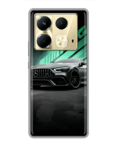Чохол для Infinix Note 40 з картинкою «Темний Mercedes AMG»