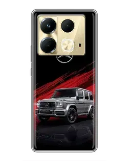 Чохол для Infinix Note 40 з картинкою «Mercedes G-Class червоний»