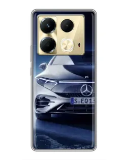 Чохол для Infinix Note 40 з картинкою «Mercedes EQ — майбутнє»