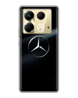 Чехол для Infinix Note 40 с картинкой «Mercedes на металле» Чехол для Infinix Note 40 с картинкой «Mercedes на металле»