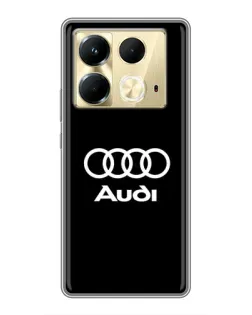 Чохол для Infinix Note 40 з картинкою «Класичне лого Audi» Чохол для Infinix Note 40 з картинкою «Класичне лого Audi»