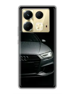 Чохол для Infinix Note 40 з картинкою «Audi — деталізація кузова» Чохол для Infinix Note 40 з картинкою «Audi — деталізація кузова»