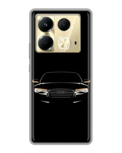 Чохол для Infinix Note 40 з картинкою «Audi — нічний контур»