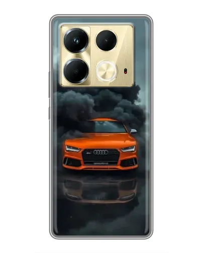 Чохол для Infinix Note 40 з картинкою «Audi у хмарах диму» Чохол для Infinix Note 40 з картинкою «Audi у хмарах диму»