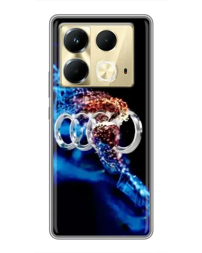 Чохол для Infinix Note 40 з картинкою «Енергія лого Audi» Чохол для Infinix Note 40 з картинкою «Енергія лого Audi»