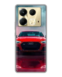 Чохол для Infinix Note 40 з картинкою «Audi RS — червоний стиль»