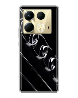 Чохол для Infinix Note 40 з картинкою «Audi — абстрактні кільця»