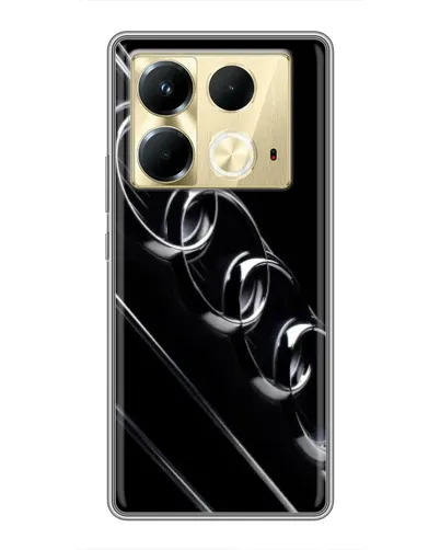 Чохол для Infinix Note 40 з картинкою «Audi — абстрактні кільця» Чохол для Infinix Note 40 з картинкою «Audi — абстрактні кільця»