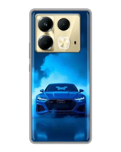 Чохол для Infinix Note 40 з картинкою «Audi — блакитна енергія» Чохол для Infinix Note 40 з картинкою «Audi — блакитна енергія»