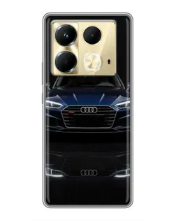 Чохол для Infinix Note 40 з картинкою «Audi — нічне відображення»
