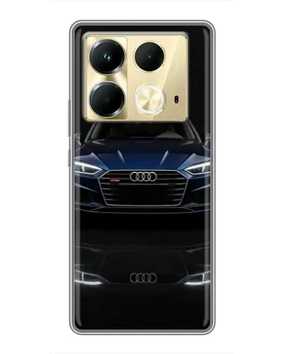 Чохол для Infinix Note 40 з картинкою «Audi — нічне відображення» Чохол для Infinix Note 40 з картинкою «Audi — нічне відображення»