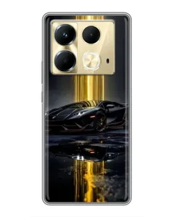 Чохол для Infinix Note 40 з картинкою «Нічний Lamborghini драйв» Чохол для Infinix Note 40 з картинкою «Нічний Lamborghini драйв»