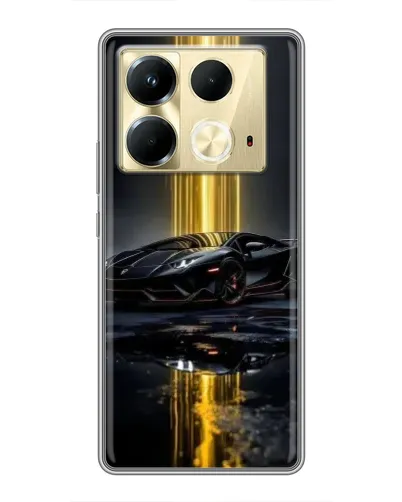 Чохол для Infinix Note 40 з картинкою «Нічний Lamborghini драйв» Чохол для Infinix Note 40 з картинкою «Нічний Lamborghini драйв»