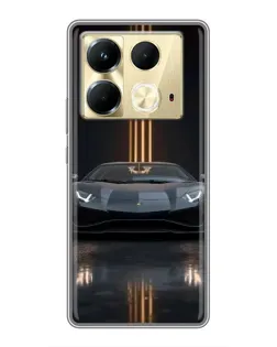 Чохол для Infinix Note 40 з картинкою «Lamborghini золоті лінії» Чохол для Infinix Note 40 з картинкою «Lamborghini золоті лінії»