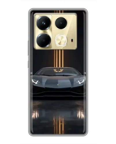 Чохол для Infinix Note 40 з картинкою «Lamborghini золоті лінії» Чохол для Infinix Note 40 з картинкою «Lamborghini золоті лінії»