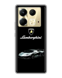 Чохол для Infinix Note 40 з картинкою «Логотип Lamborghini класика»